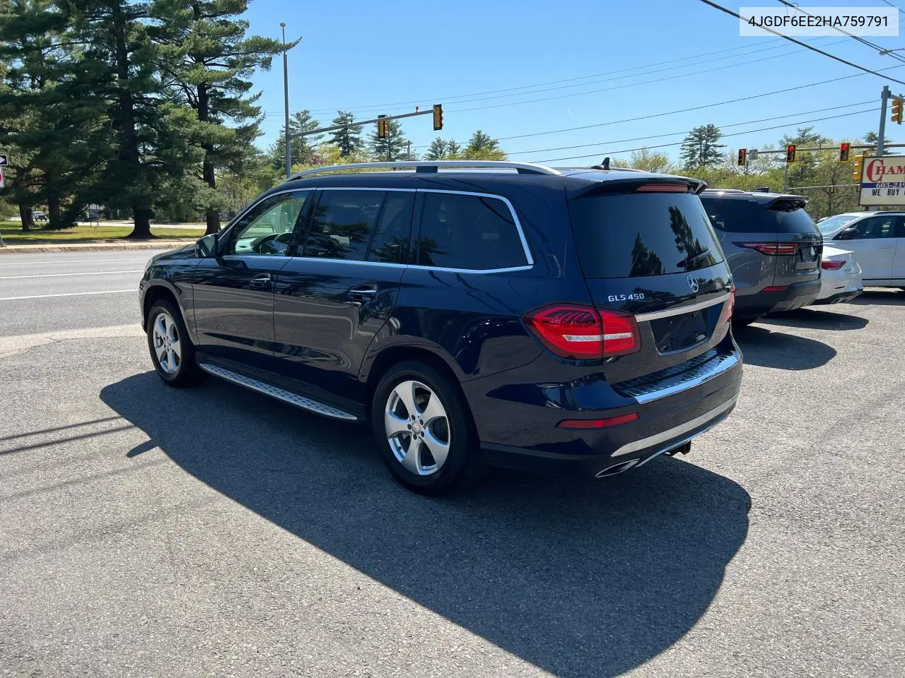 2017 Mercedes-Benz Gls 450 4Matic VIN: 4JGDF6EE2HA759791 Lot: 56986545