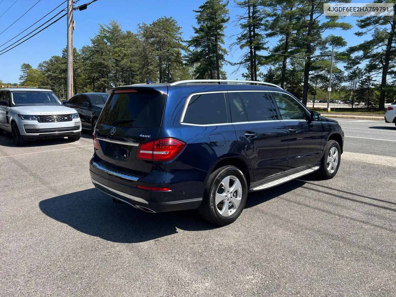 2017 Mercedes-Benz Gls 450 4Matic VIN: 4JGDF6EE2HA759791 Lot: 56986545