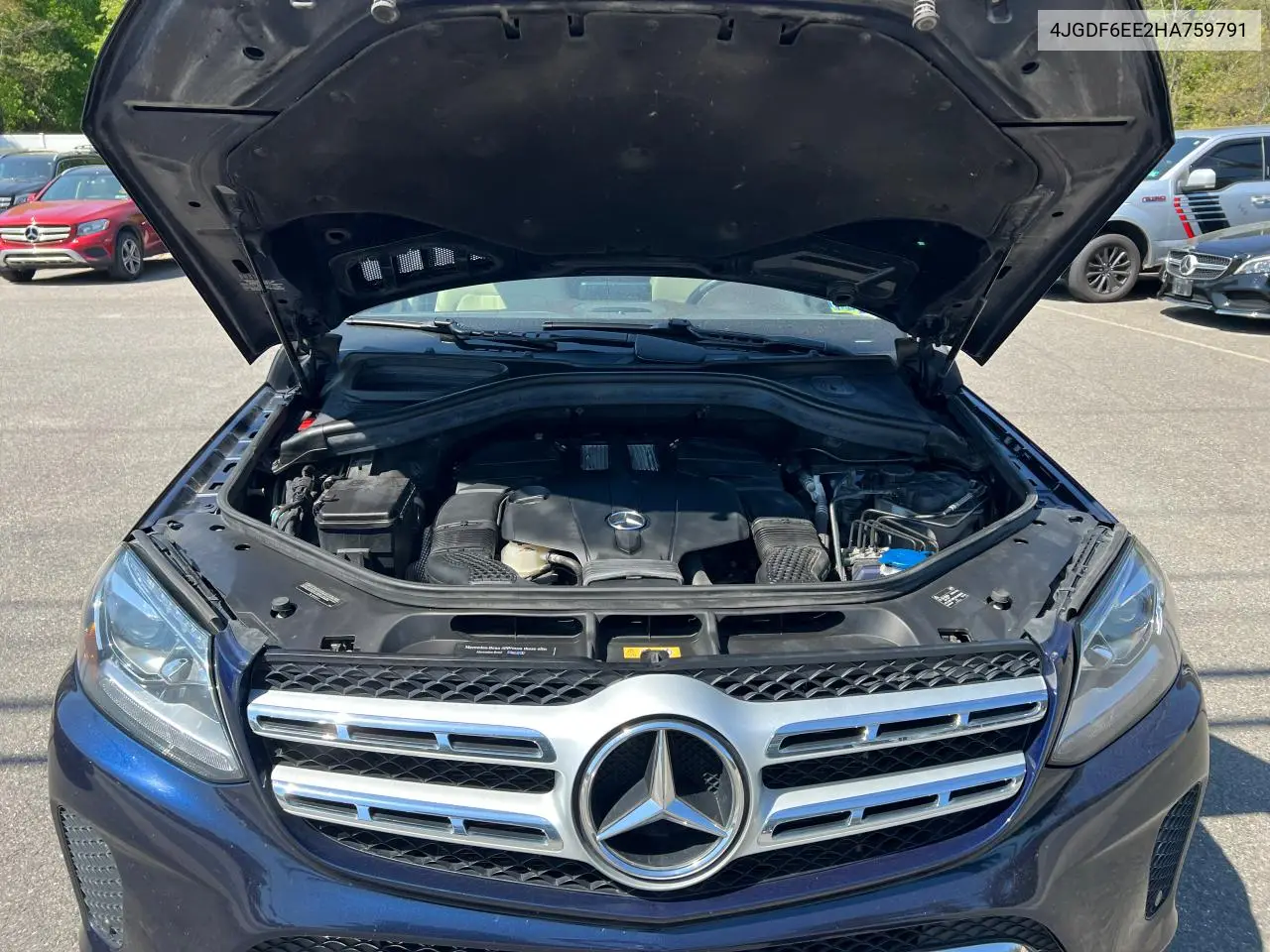 2017 Mercedes-Benz Gls 450 4Matic VIN: 4JGDF6EE2HA759791 Lot: 56986545