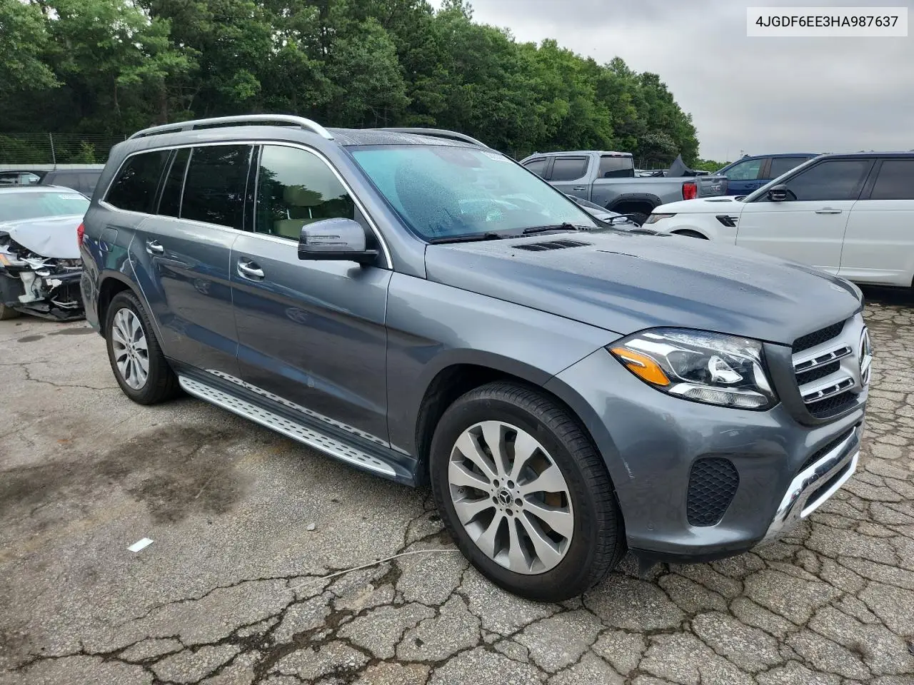 2017 Mercedes-Benz Gls 450 4Matic VIN: 4JGDF6EE3HA987637 Lot: 58963905