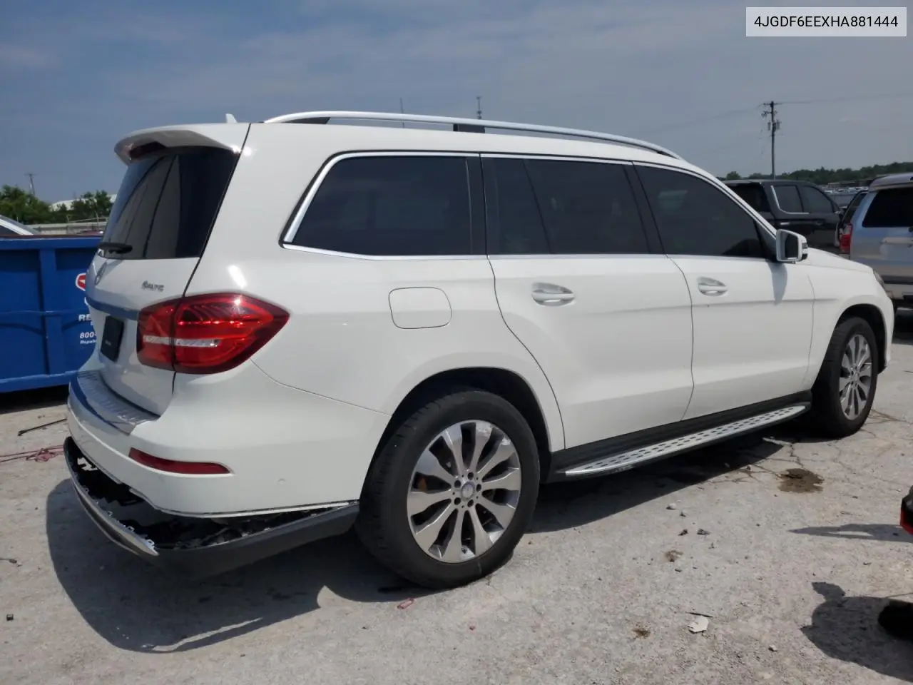 2017 Mercedes-Benz Gls 450 4Matic VIN: 4JGDF6EEXHA881444 Lot: 60126865