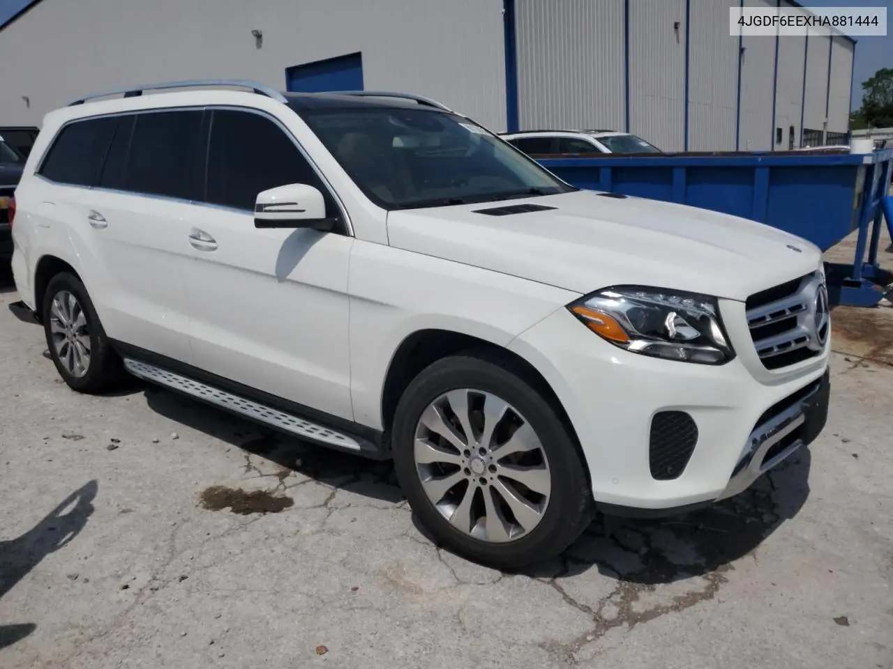 2017 Mercedes-Benz Gls 450 4Matic VIN: 4JGDF6EEXHA881444 Lot: 60126865