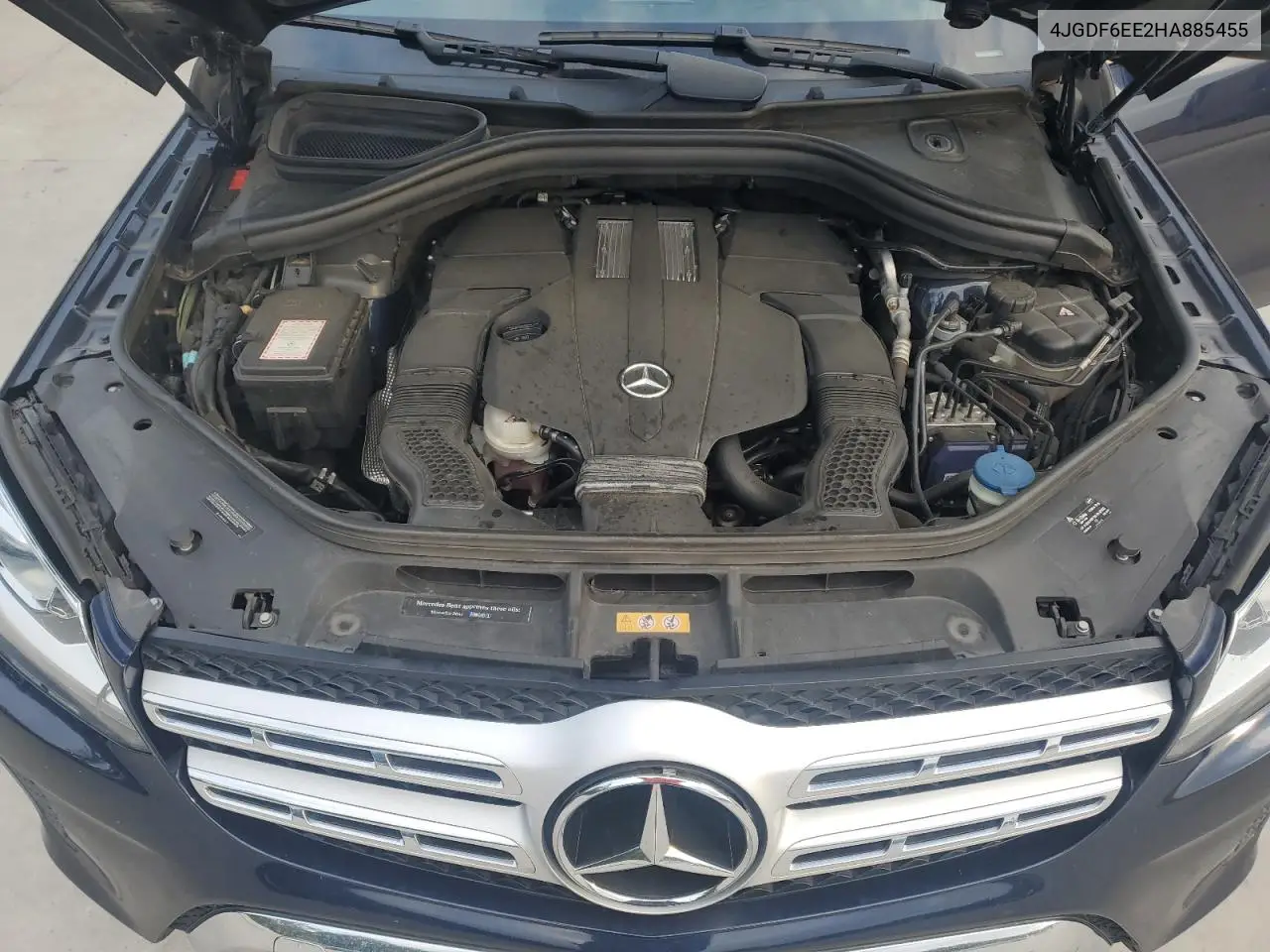 2017 Mercedes-Benz Gls 450 4Matic VIN: 4JGDF6EE2HA885455 Lot: 60478045