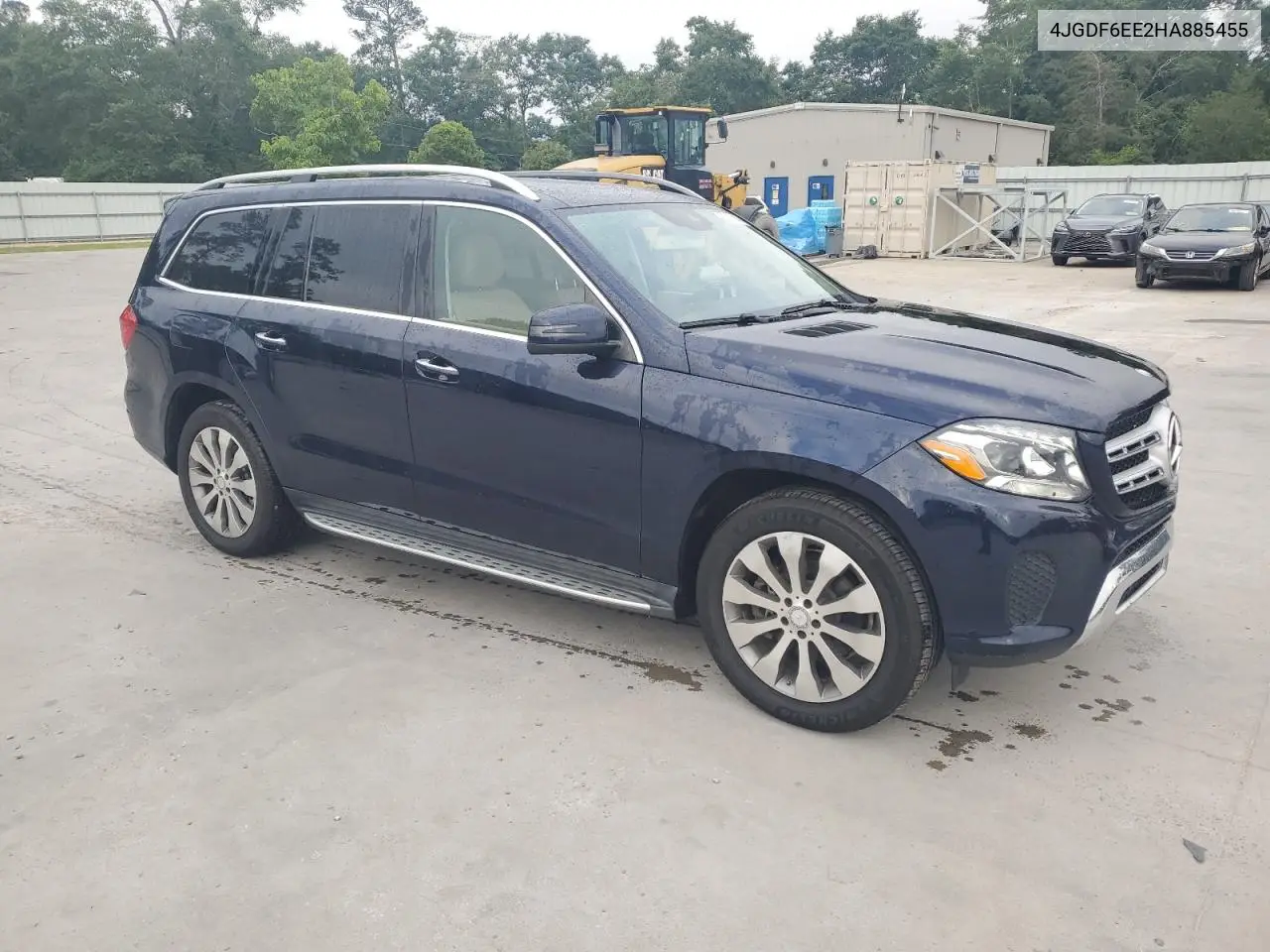 2017 Mercedes-Benz Gls 450 4Matic VIN: 4JGDF6EE2HA885455 Lot: 60478045