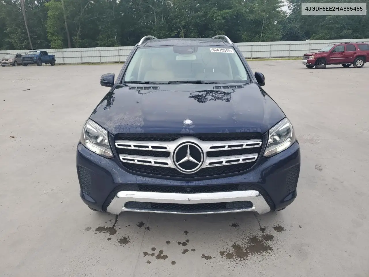 2017 Mercedes-Benz Gls 450 4Matic VIN: 4JGDF6EE2HA885455 Lot: 60478045