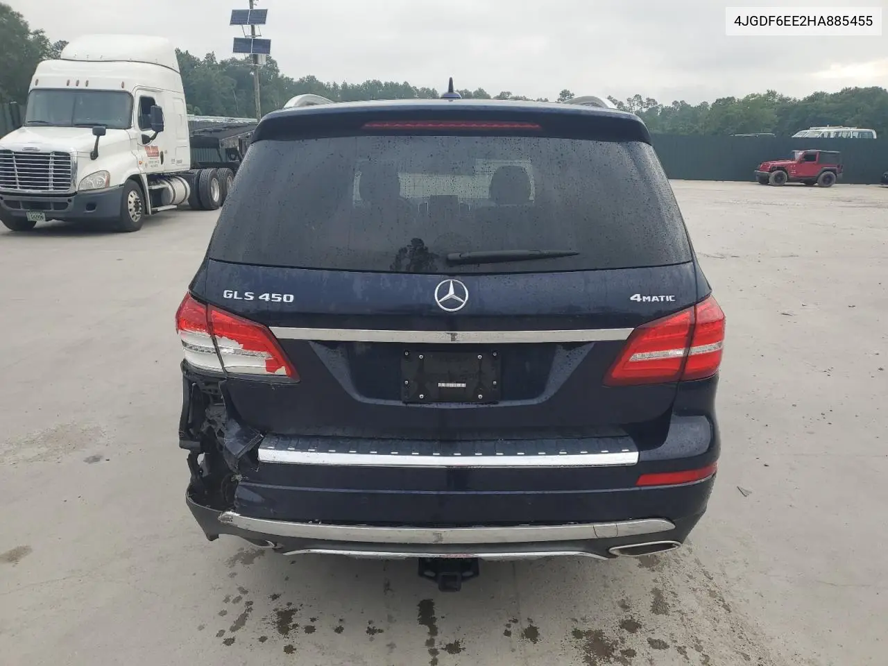 2017 Mercedes-Benz Gls 450 4Matic VIN: 4JGDF6EE2HA885455 Lot: 60478045