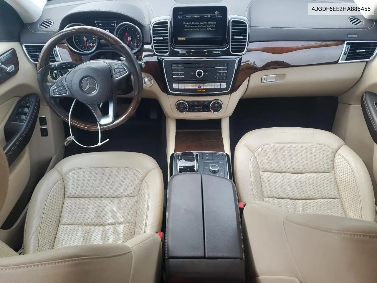2017 Mercedes-Benz Gls 450 4Matic VIN: 4JGDF6EE2HA885455 Lot: 60478045