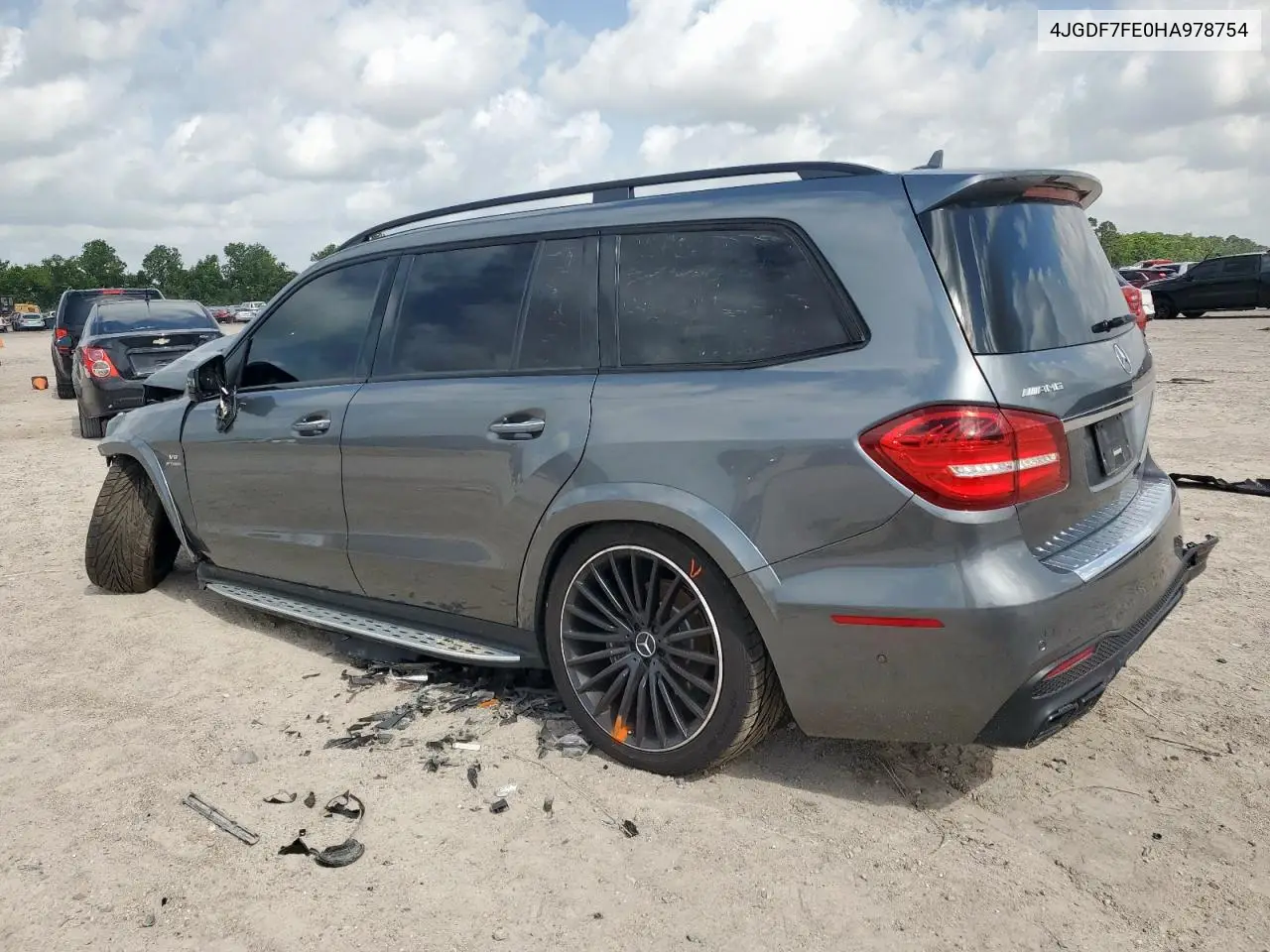 2017 Mercedes-Benz Gls 63 Amg 4Matic VIN: 4JGDF7FE0HA978754 Lot: 60835855