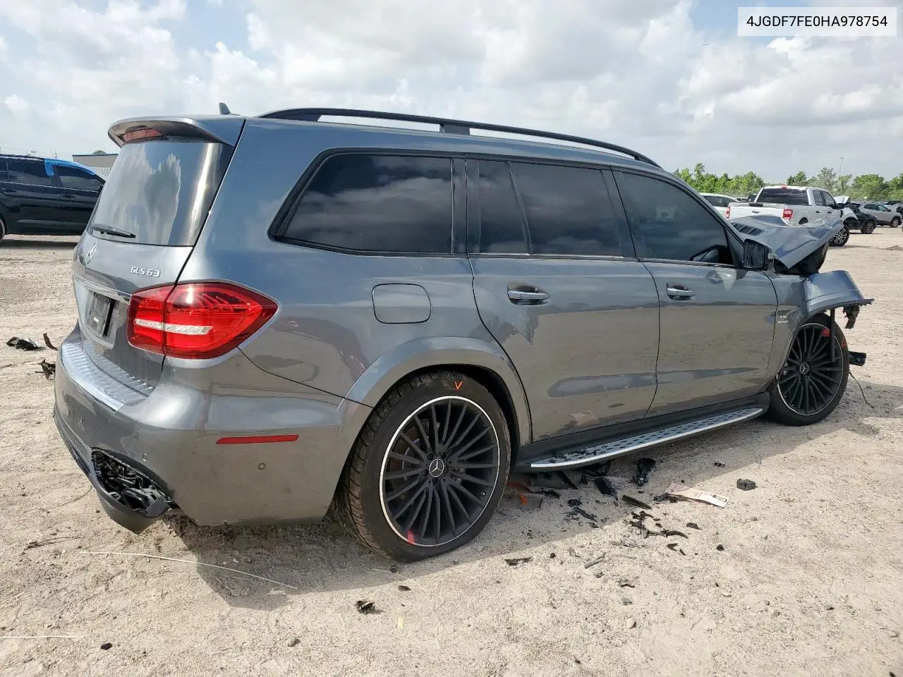 2017 Mercedes-Benz Gls 63 Amg 4Matic VIN: 4JGDF7FE0HA978754 Lot: 60835855