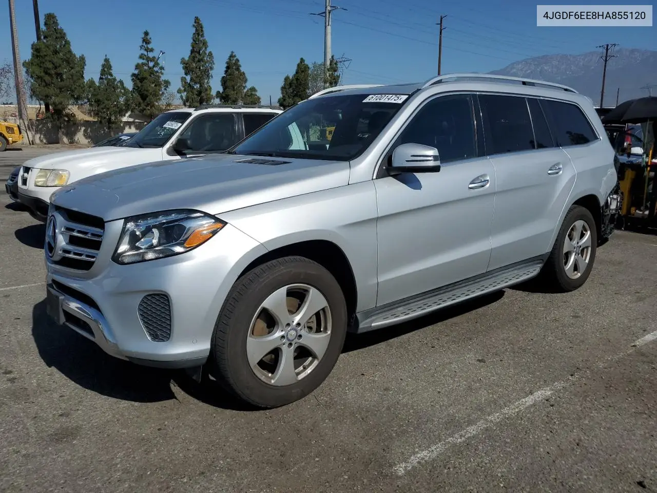 2017 Mercedes-Benz Gls 450 4Matic VIN: 4JGDF6EE8HA855120 Lot: 61001475
