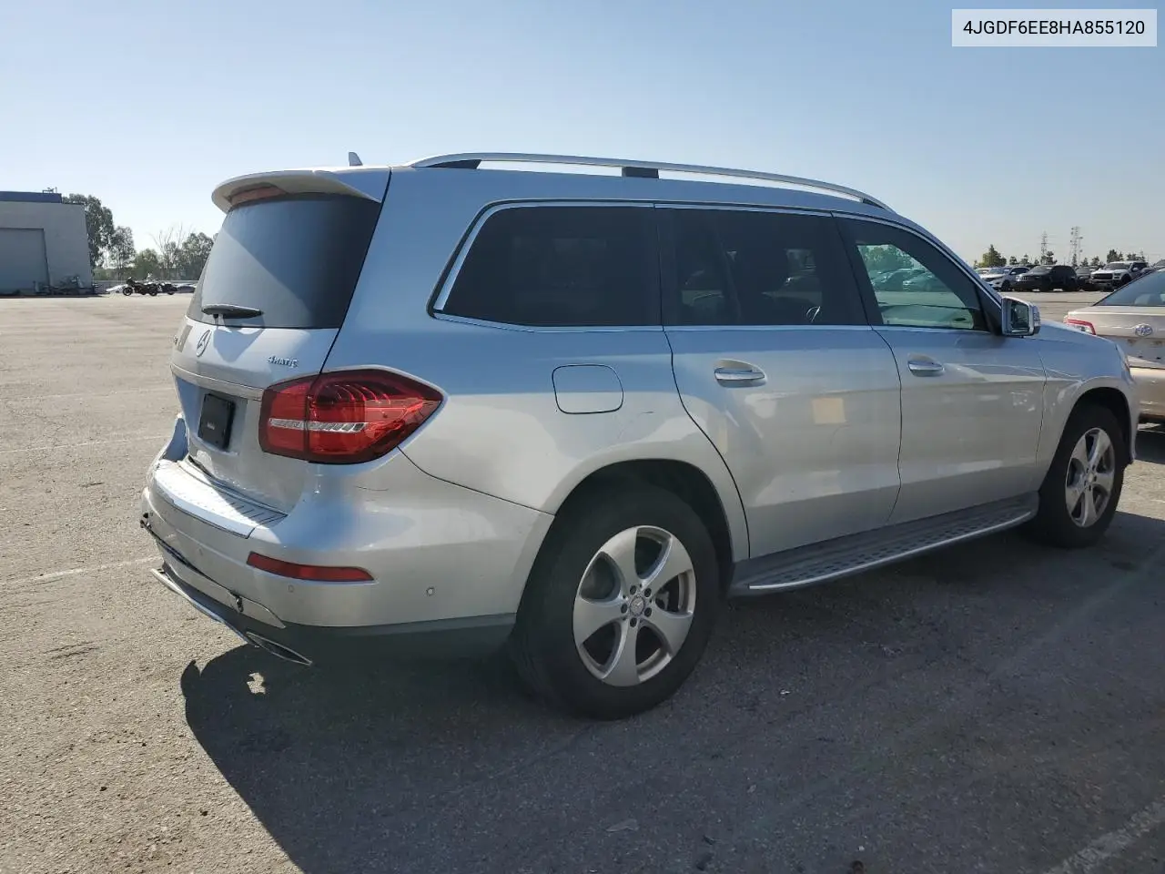 2017 Mercedes-Benz Gls 450 4Matic VIN: 4JGDF6EE8HA855120 Lot: 61001475