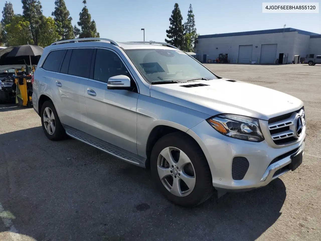 2017 Mercedes-Benz Gls 450 4Matic VIN: 4JGDF6EE8HA855120 Lot: 61001475