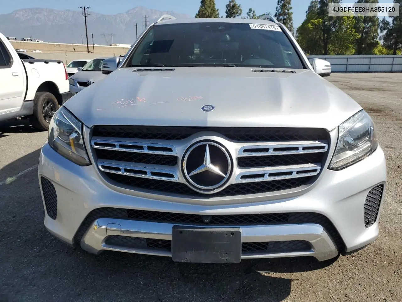 2017 Mercedes-Benz Gls 450 4Matic VIN: 4JGDF6EE8HA855120 Lot: 61001475