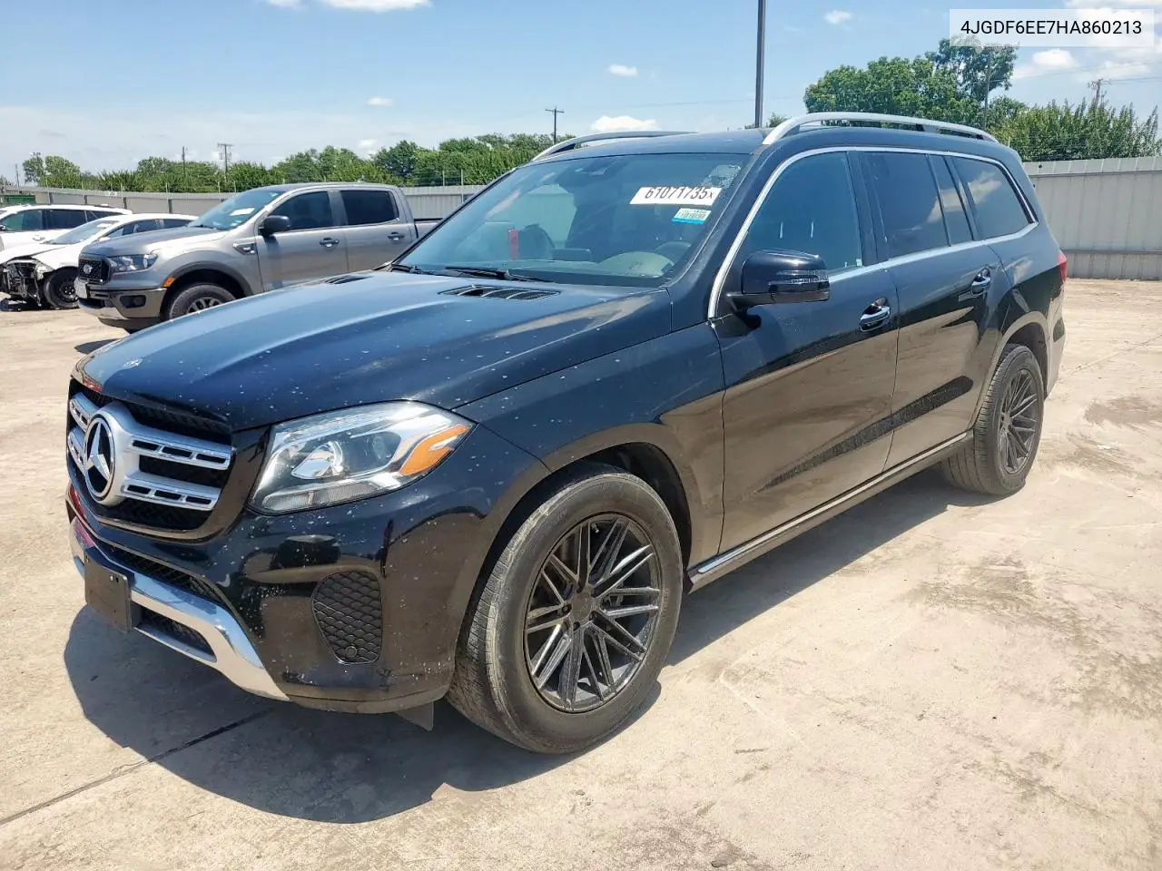 2017 Mercedes-Benz Gls 450 4Matic VIN: 4JGDF6EE7HA860213 Lot: 61071735