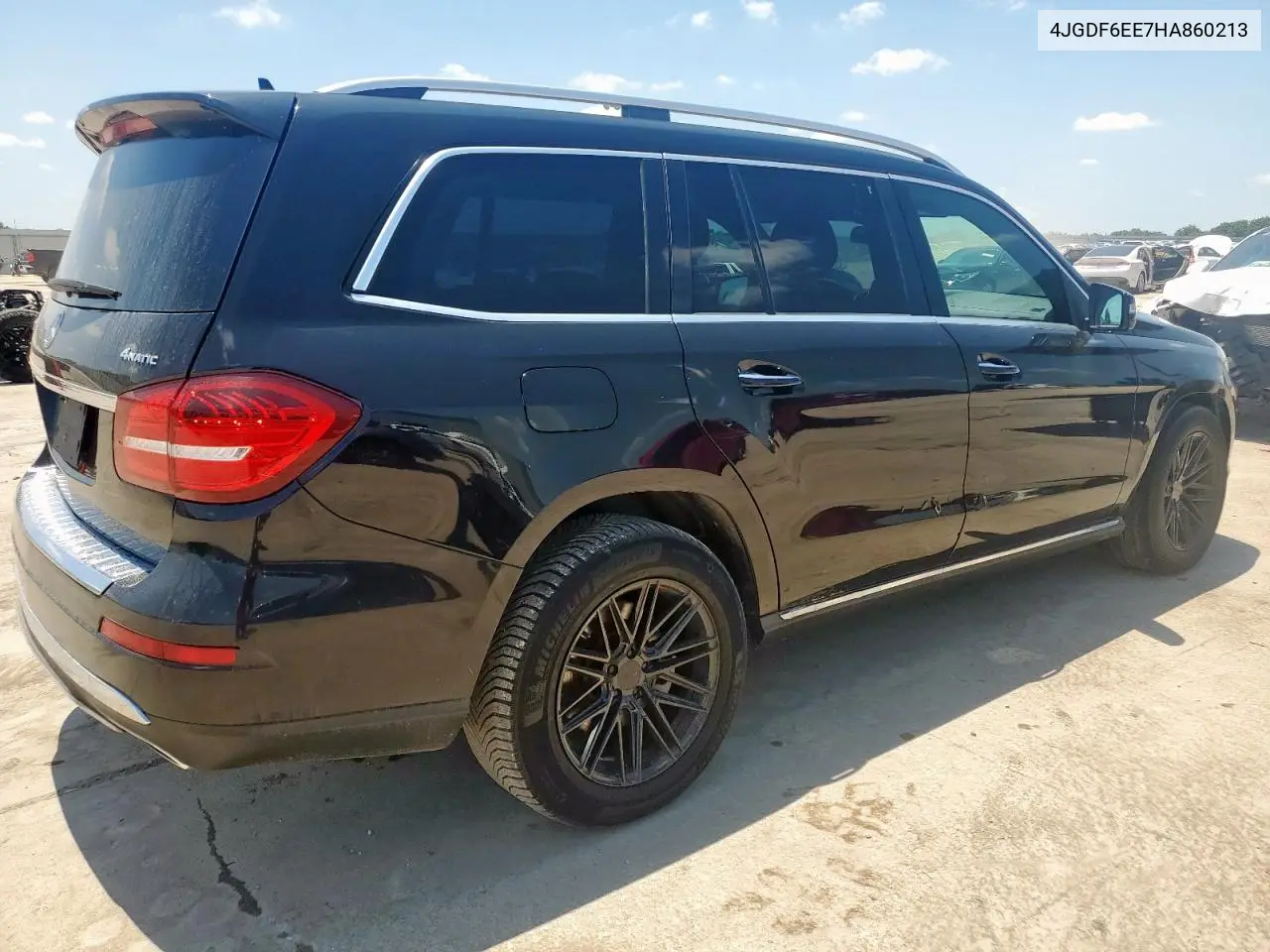 2017 Mercedes-Benz Gls 450 4Matic VIN: 4JGDF6EE7HA860213 Lot: 61071735