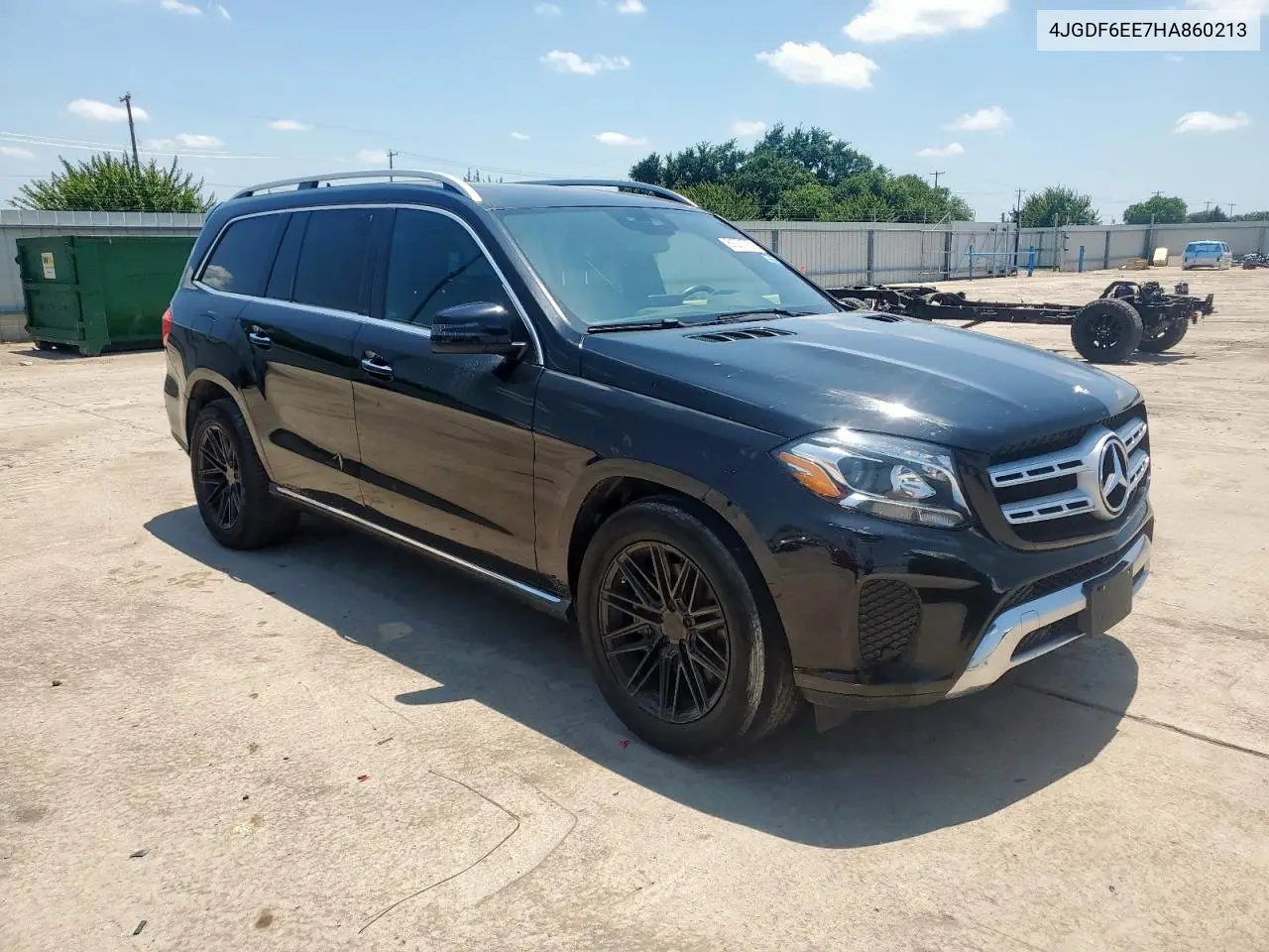 2017 Mercedes-Benz Gls 450 4Matic VIN: 4JGDF6EE7HA860213 Lot: 61071735