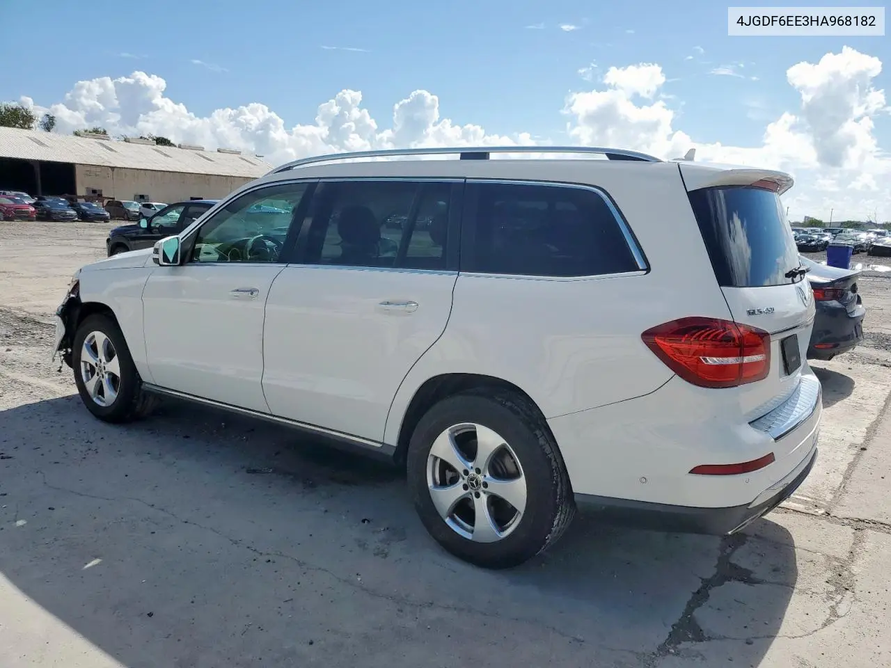 2017 Mercedes-Benz Gls 450 4Matic VIN: 4JGDF6EE3HA968182 Lot: 62398725