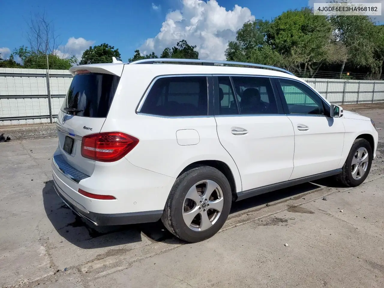 2017 Mercedes-Benz Gls 450 4Matic VIN: 4JGDF6EE3HA968182 Lot: 62398725