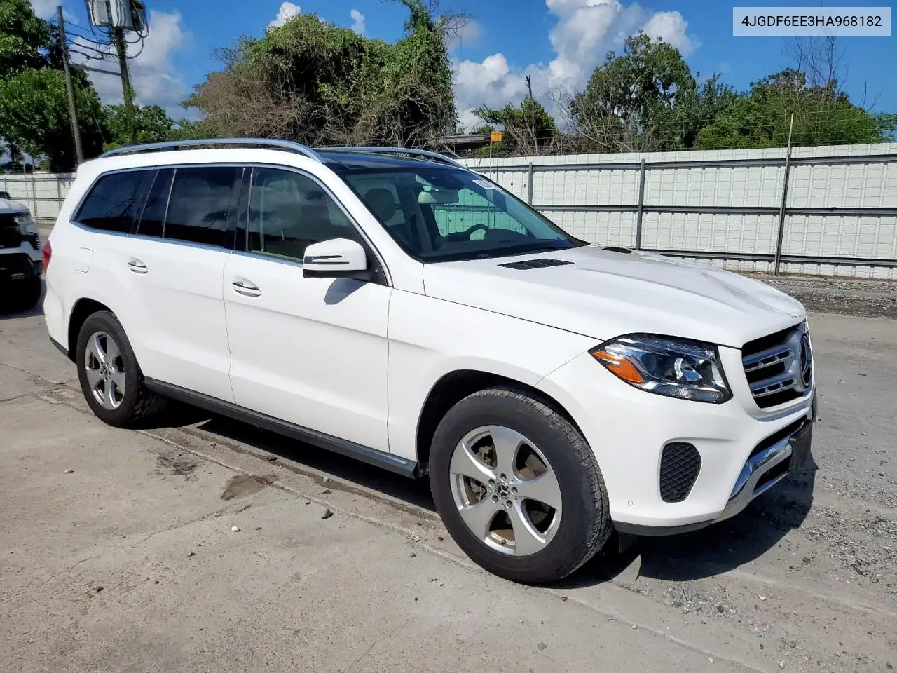 2017 Mercedes-Benz Gls 450 4Matic VIN: 4JGDF6EE3HA968182 Lot: 62398725