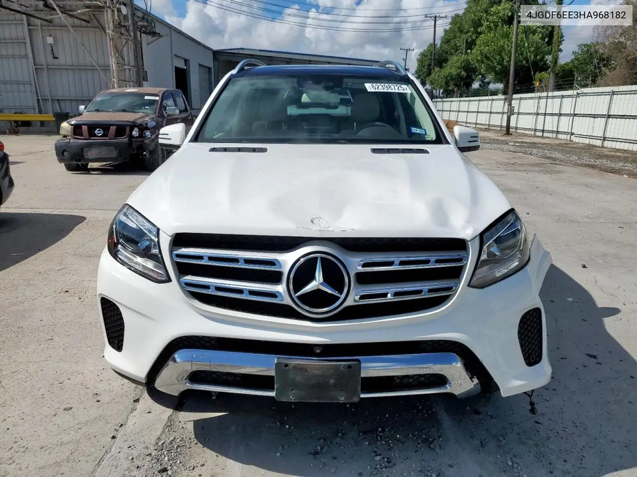 2017 Mercedes-Benz Gls 450 4Matic VIN: 4JGDF6EE3HA968182 Lot: 62398725