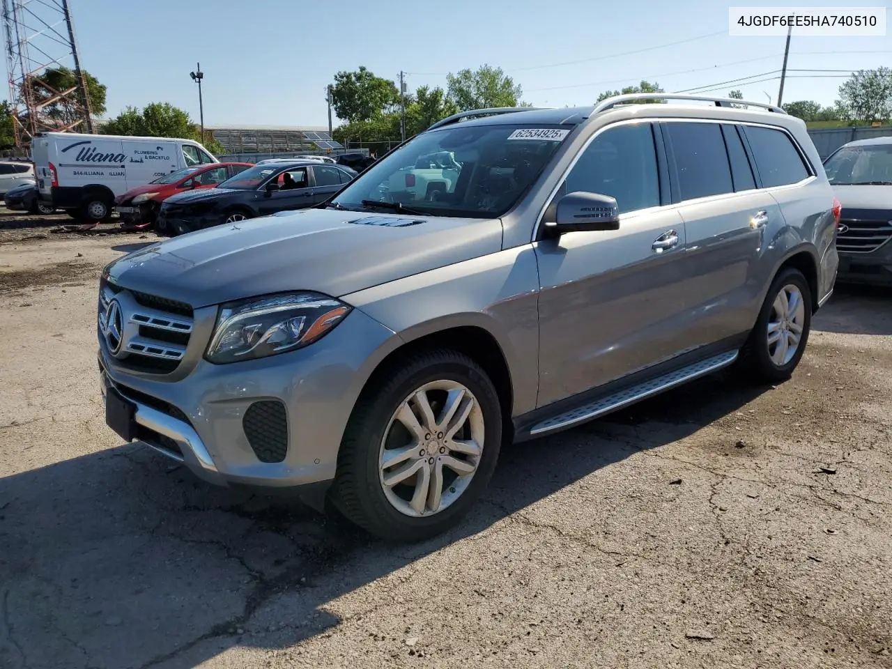 2017 Mercedes-Benz Gls 450 4Matic VIN: 4JGDF6EE5HA740510 Lot: 62534925