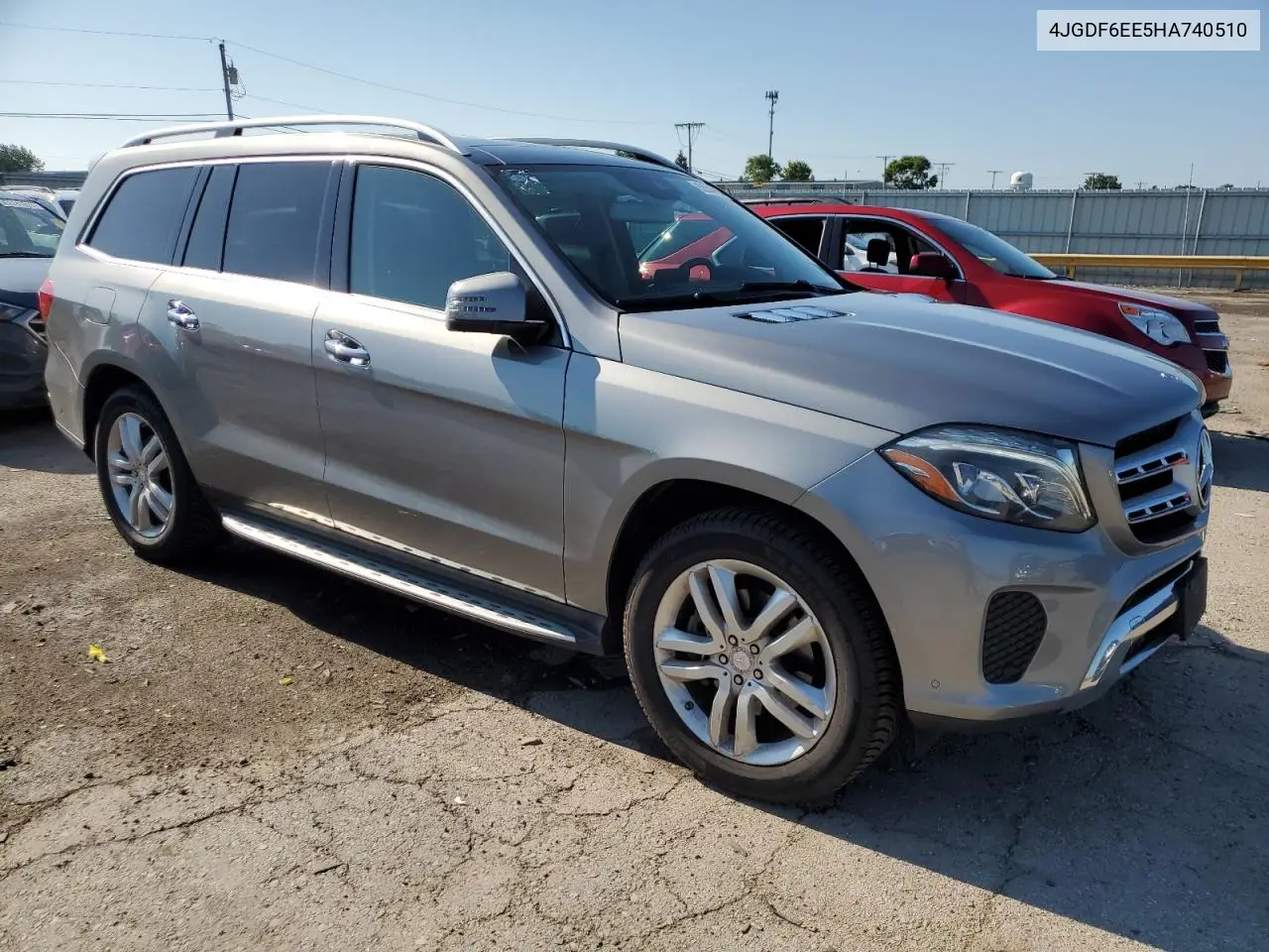 2017 Mercedes-Benz Gls 450 4Matic VIN: 4JGDF6EE5HA740510 Lot: 62534925