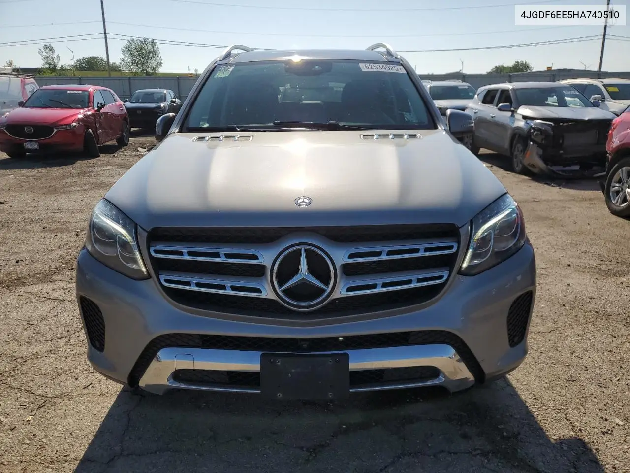 2017 Mercedes-Benz Gls 450 4Matic VIN: 4JGDF6EE5HA740510 Lot: 62534925