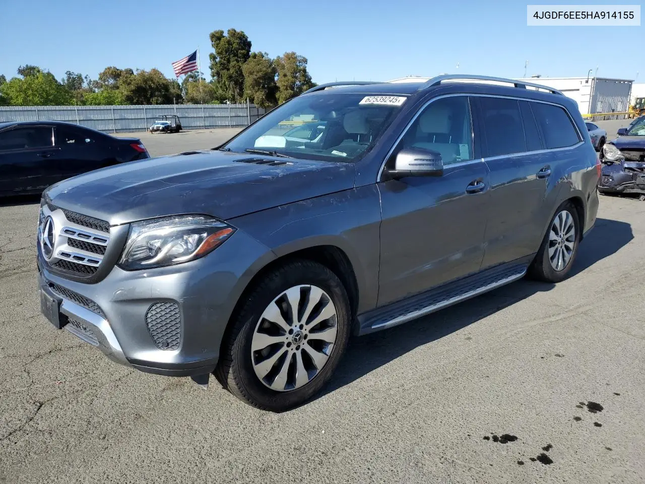 2017 Mercedes-Benz Gls 450 4Matic VIN: 4JGDF6EE5HA914155 Lot: 62539245
