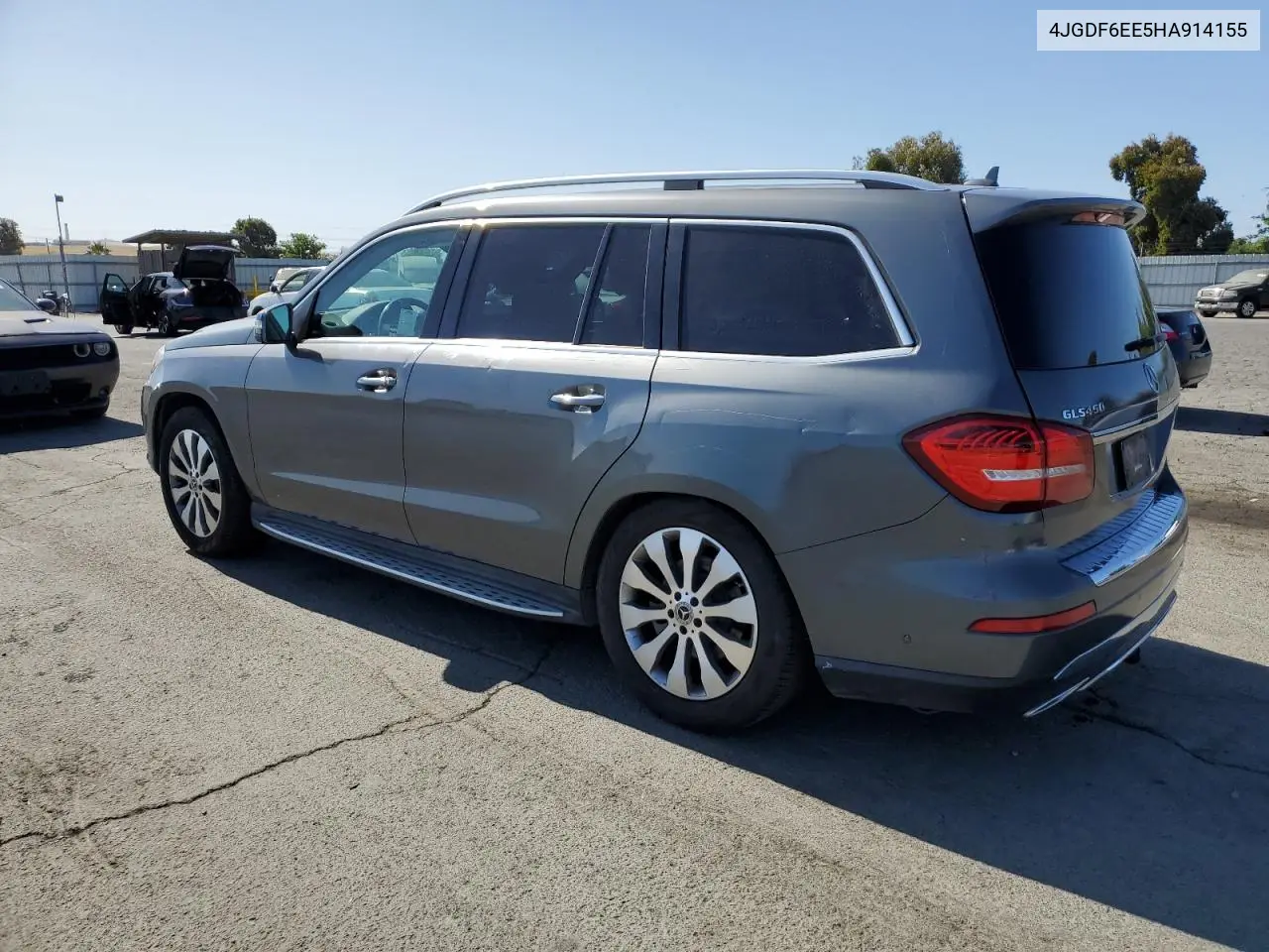 2017 Mercedes-Benz Gls 450 4Matic VIN: 4JGDF6EE5HA914155 Lot: 62539245