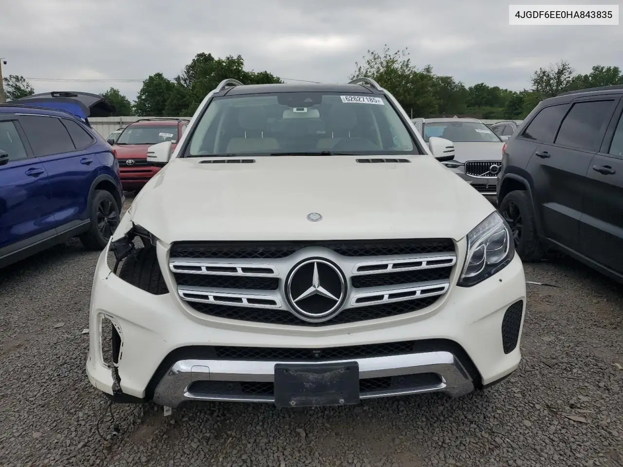 2017 Mercedes-Benz Gls 450 4Matic VIN: 4JGDF6EE0HA843835 Lot: 62627185