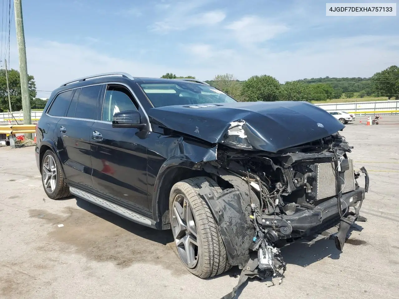 2017 Mercedes-Benz Gls 550 4Matic VIN: 4JGDF7DEXHA757133 Lot: 62826045