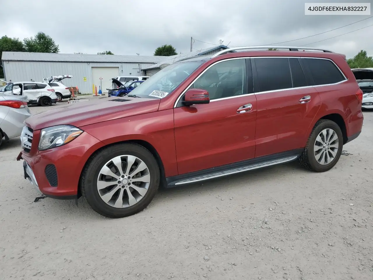 2017 Mercedes-Benz Gls 450 4Matic VIN: 4JGDF6EEXHA832227 Lot: 62850295