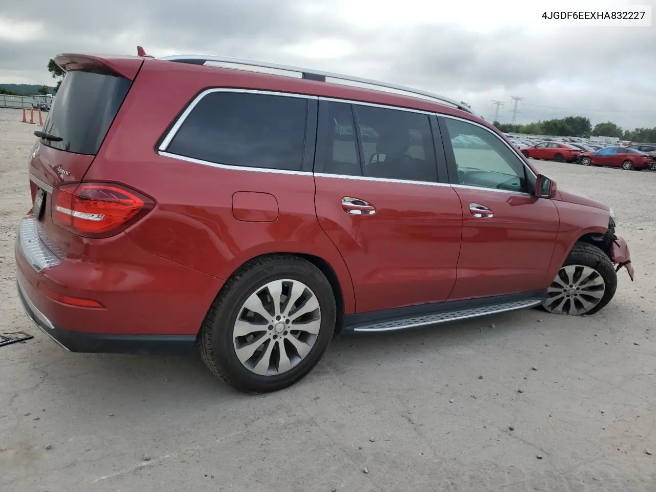 2017 Mercedes-Benz Gls 450 4Matic VIN: 4JGDF6EEXHA832227 Lot: 62850295