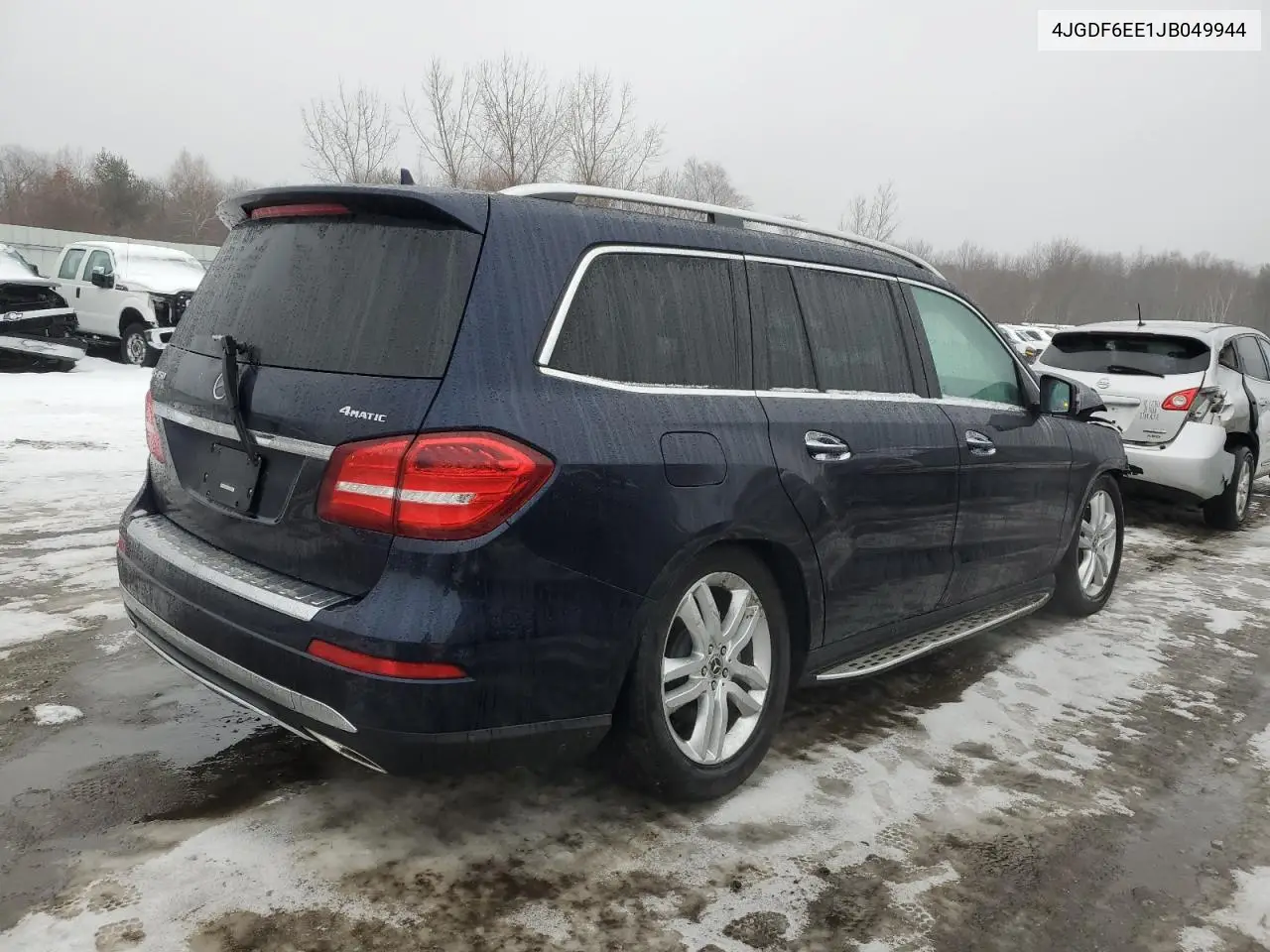 2018 Mercedes-Benz Gls 450 4Matic VIN: 4JGDF6EE1JB049944 Lot: 45201315