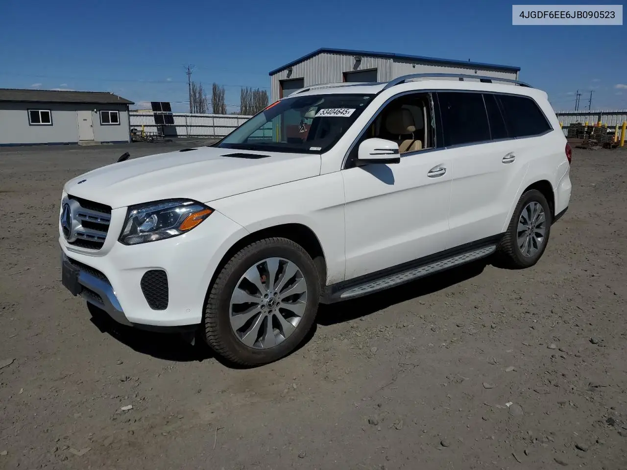 2018 Mercedes-Benz Gls 450 4Matic VIN: 4JGDF6EE6JB090523 Lot: 53404645