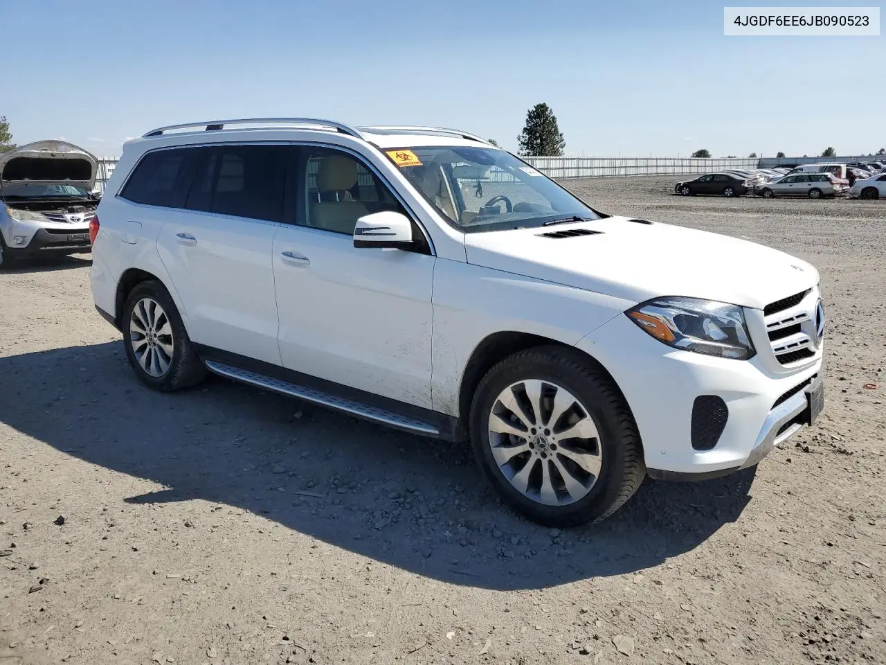 2018 Mercedes-Benz Gls 450 4Matic VIN: 4JGDF6EE6JB090523 Lot: 53404645