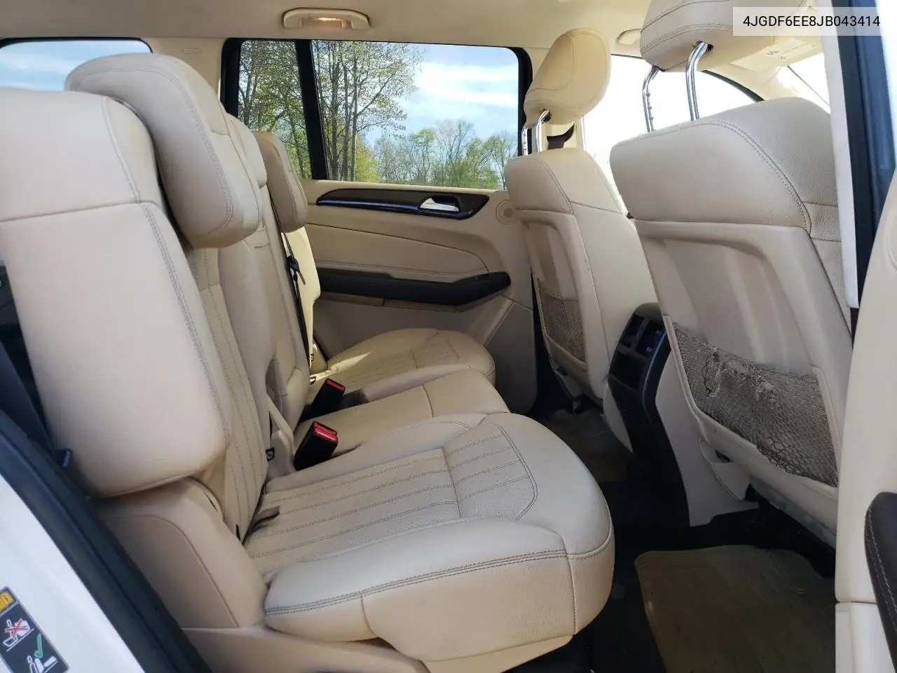 2018 Mercedes-Benz Gls 450 4Matic VIN: 4JGDF6EE8JB043414 Lot: 54758295