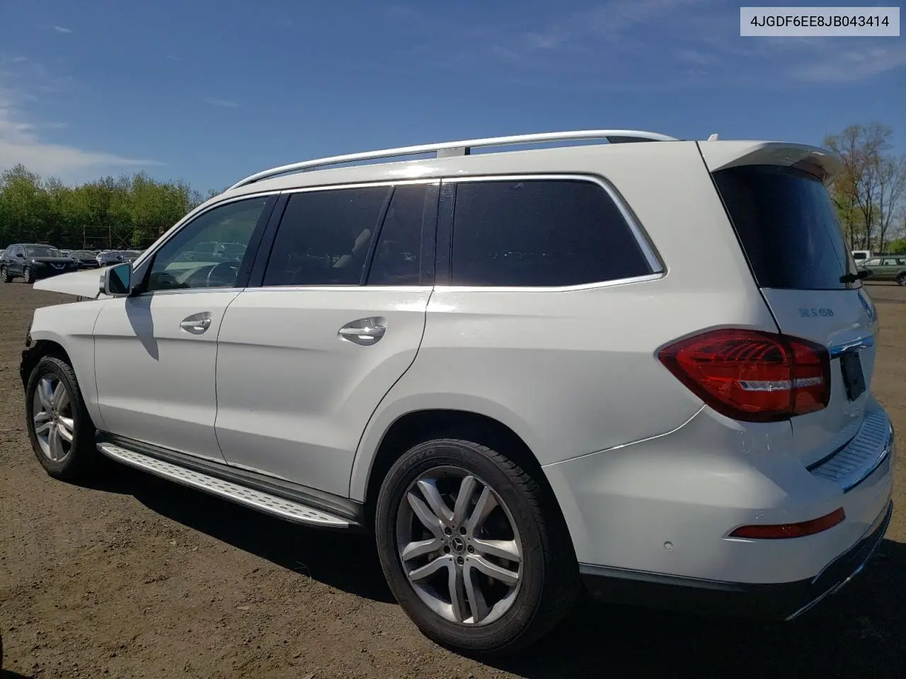 2018 Mercedes-Benz Gls 450 4Matic VIN: 4JGDF6EE8JB043414 Lot: 54758295
