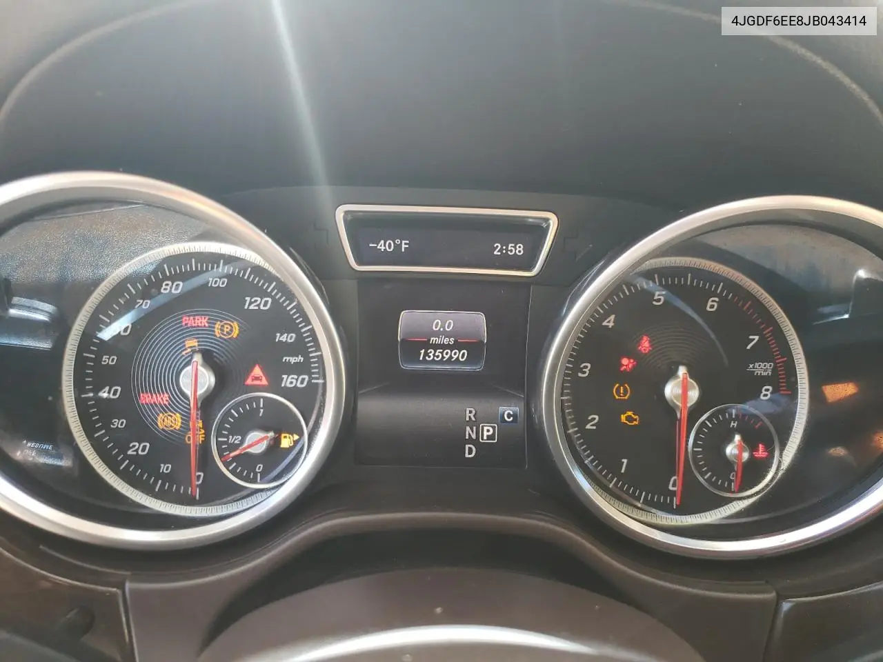 2018 Mercedes-Benz Gls 450 4Matic VIN: 4JGDF6EE8JB043414 Lot: 54758295