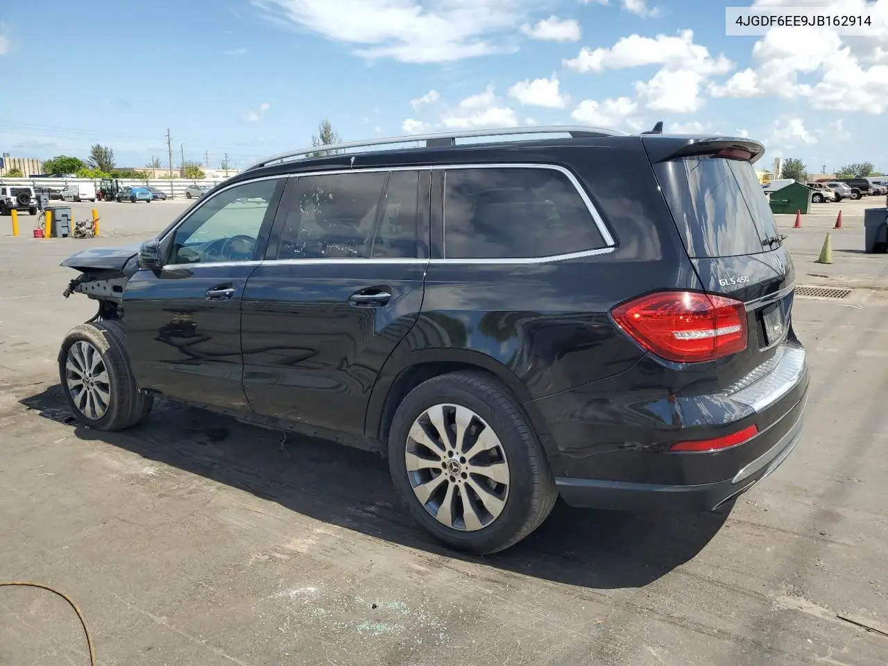 2018 Mercedes-Benz Gls 450 4Matic VIN: 4JGDF6EE9JB162914 Lot: 55346545