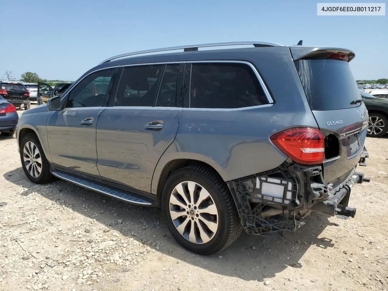 2018 Mercedes-Benz Gls 450 4Matic VIN: 4JGDF6EE0JB011217 Lot: 55772345