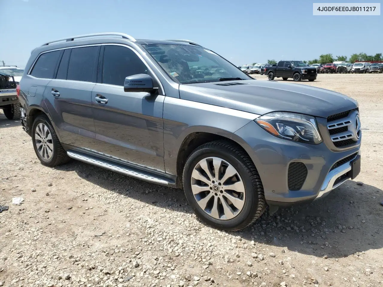 2018 Mercedes-Benz Gls 450 4Matic VIN: 4JGDF6EE0JB011217 Lot: 55772345