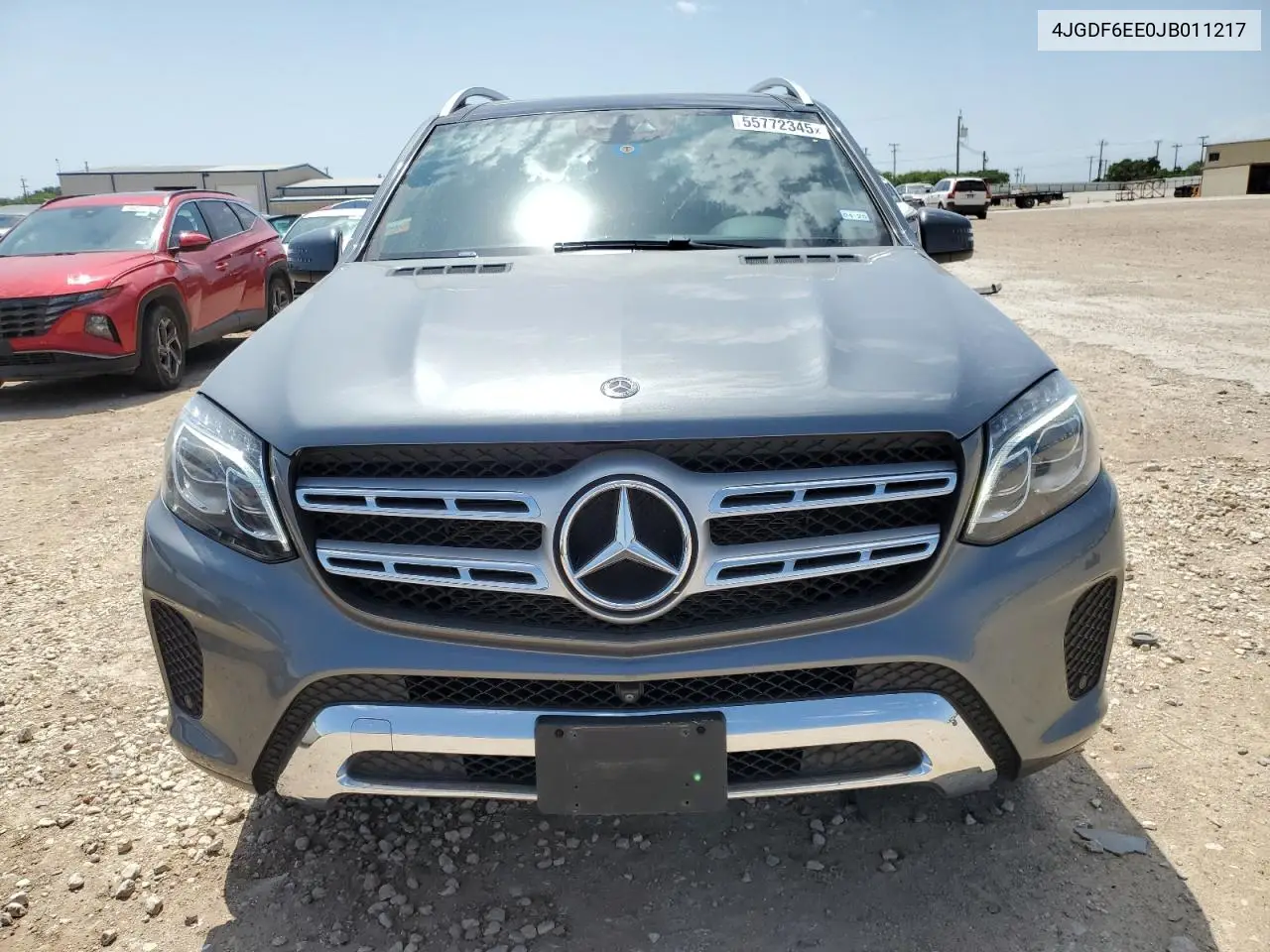 2018 Mercedes-Benz Gls 450 4Matic VIN: 4JGDF6EE0JB011217 Lot: 55772345