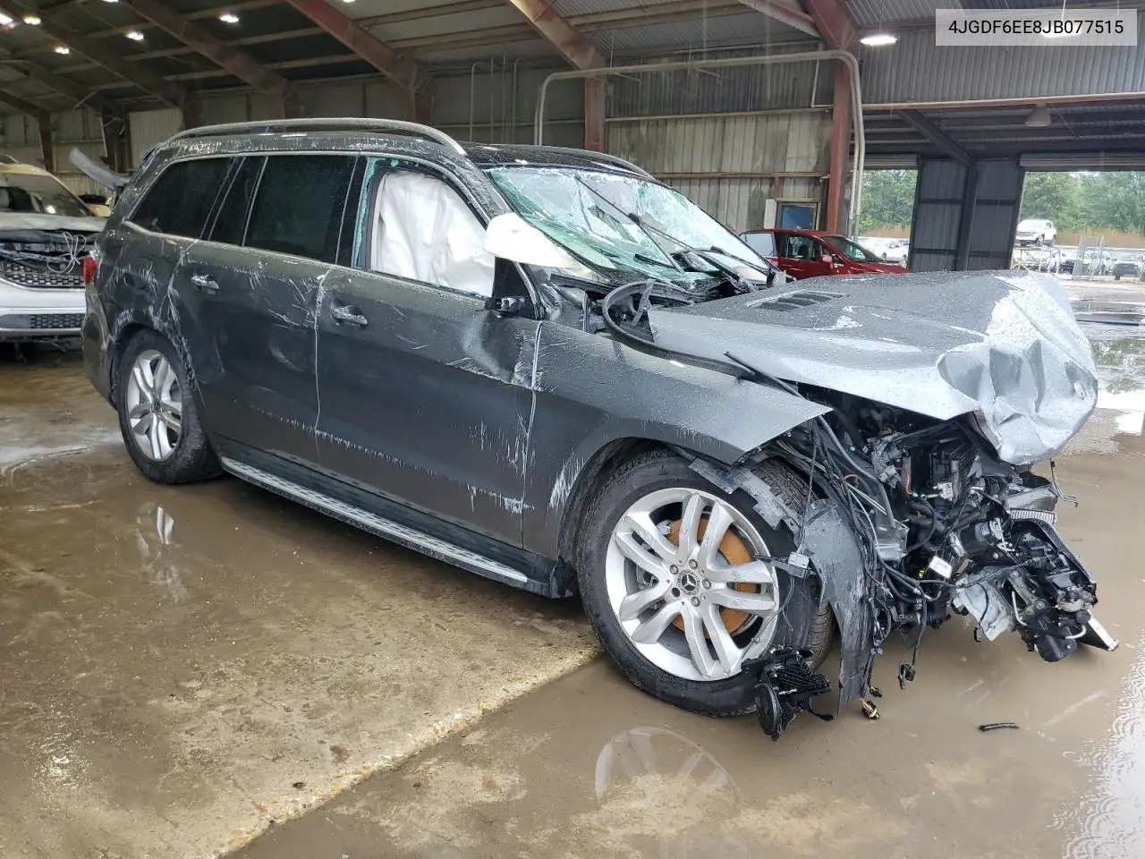 2018 Mercedes-Benz Gls 450 4Matic VIN: 4JGDF6EE8JB077515 Lot: 56137355