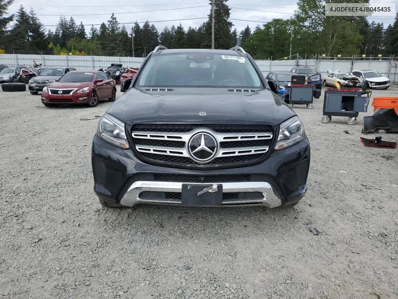 2018 Mercedes-Benz Gls 450 4Matic VIN: 4JGDF6EE4JB045435 Lot: 56171105