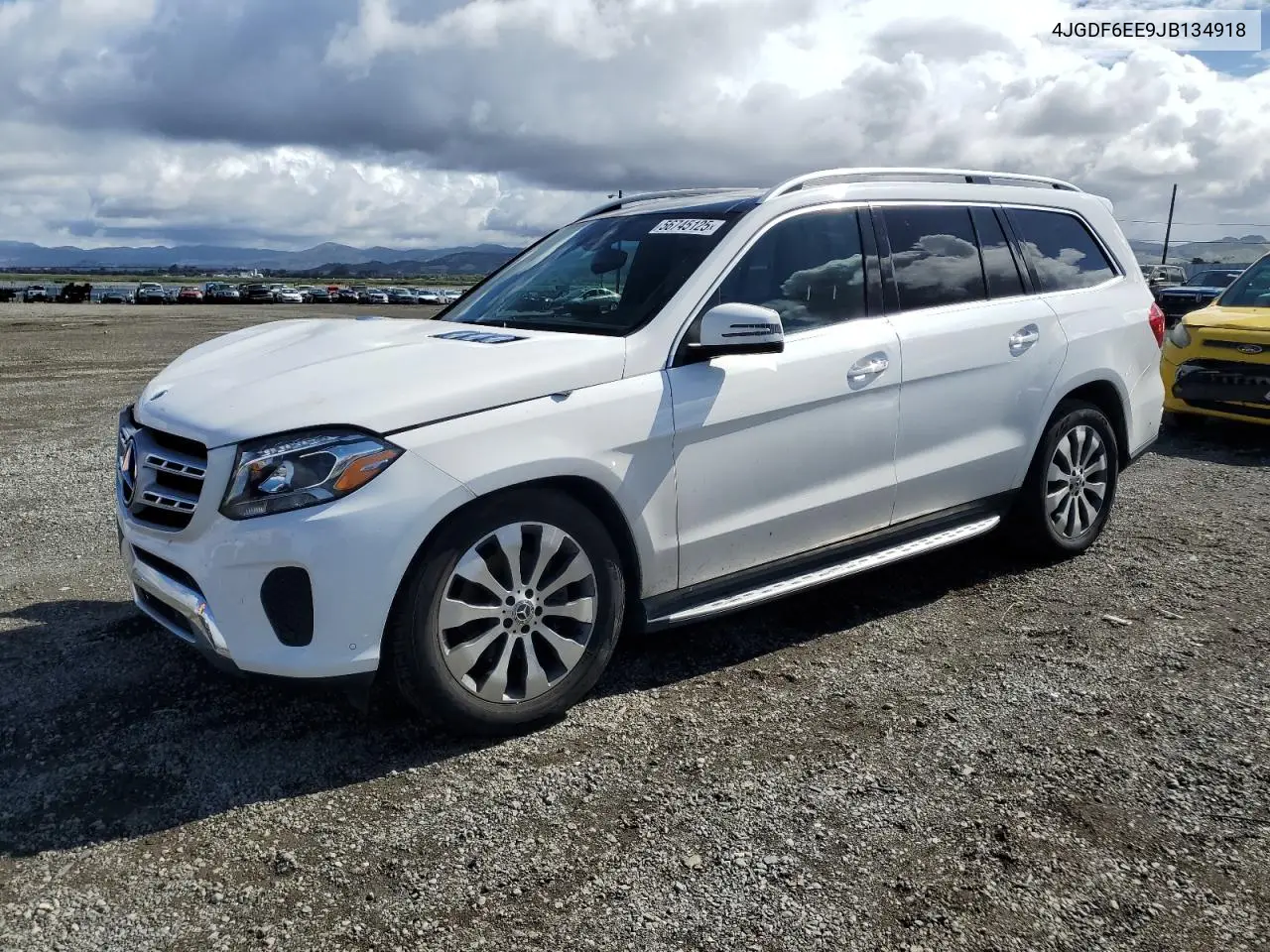 2018 Mercedes-Benz Gls 450 4Matic VIN: 4JGDF6EE9JB134918 Lot: 56745125
