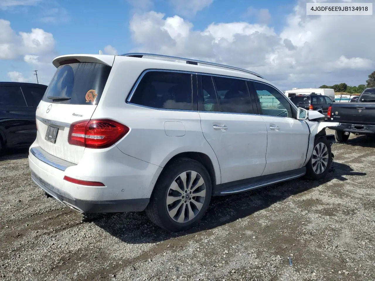 2018 Mercedes-Benz Gls 450 4Matic VIN: 4JGDF6EE9JB134918 Lot: 56745125