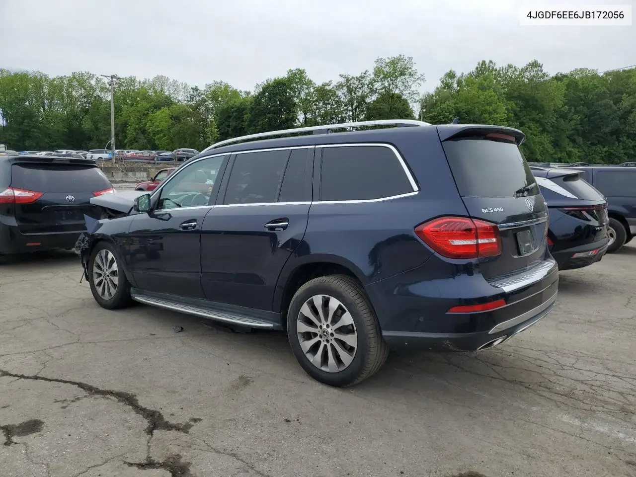 2018 Mercedes-Benz Gls 450 4Matic VIN: 4JGDF6EE6JB172056 Lot: 58337315