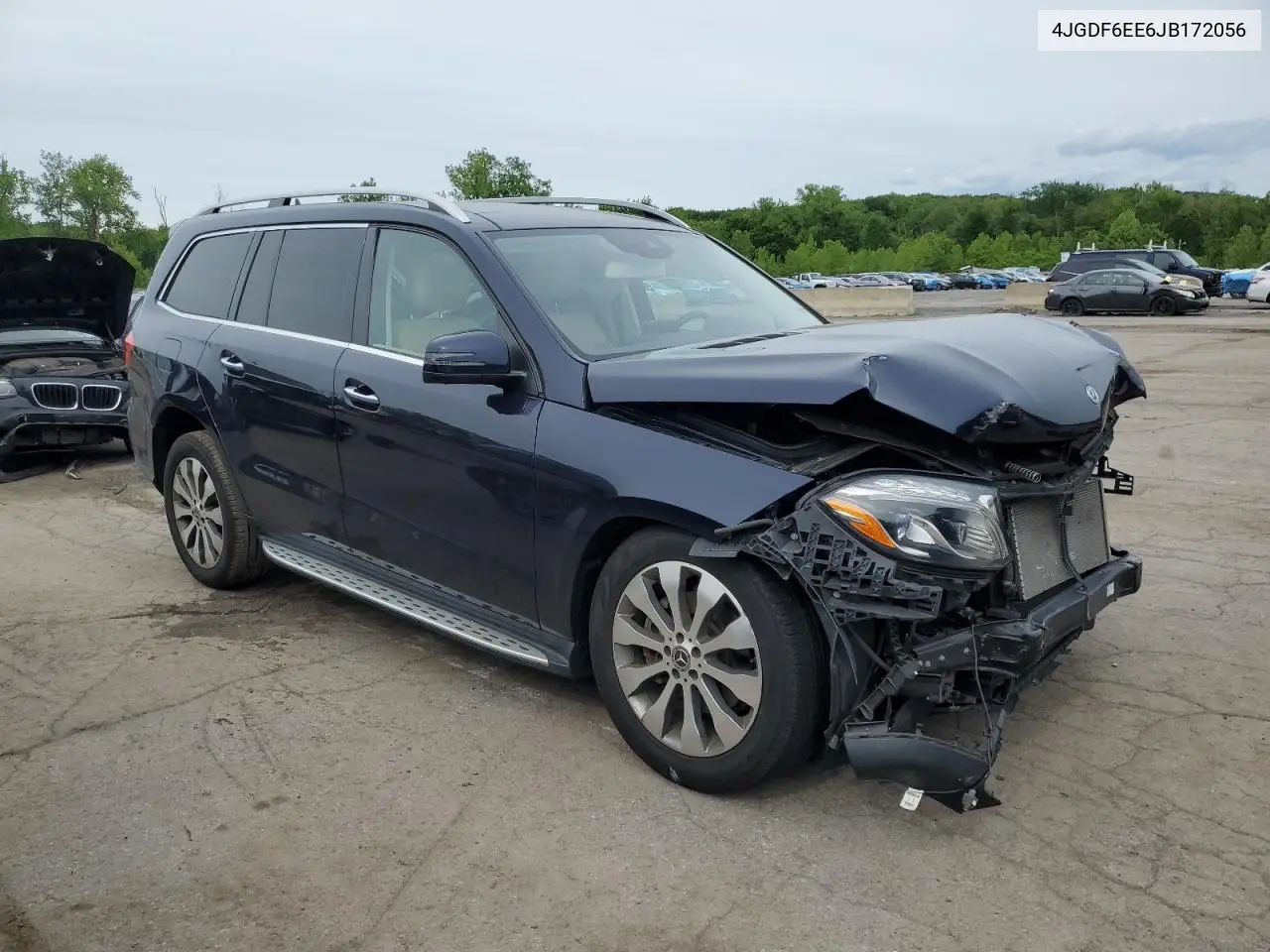 2018 Mercedes-Benz Gls 450 4Matic VIN: 4JGDF6EE6JB172056 Lot: 58337315