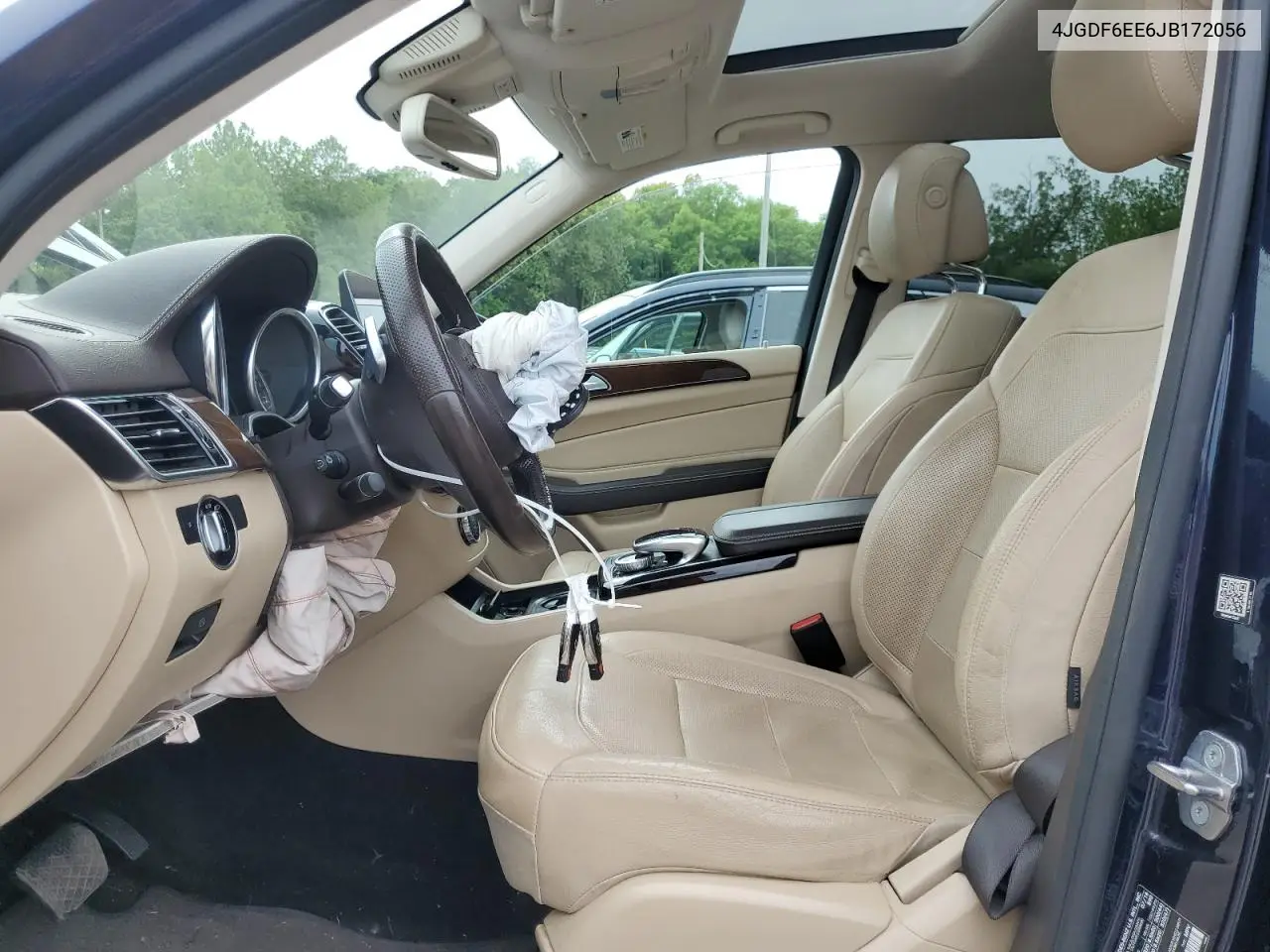 2018 Mercedes-Benz Gls 450 4Matic VIN: 4JGDF6EE6JB172056 Lot: 58337315
